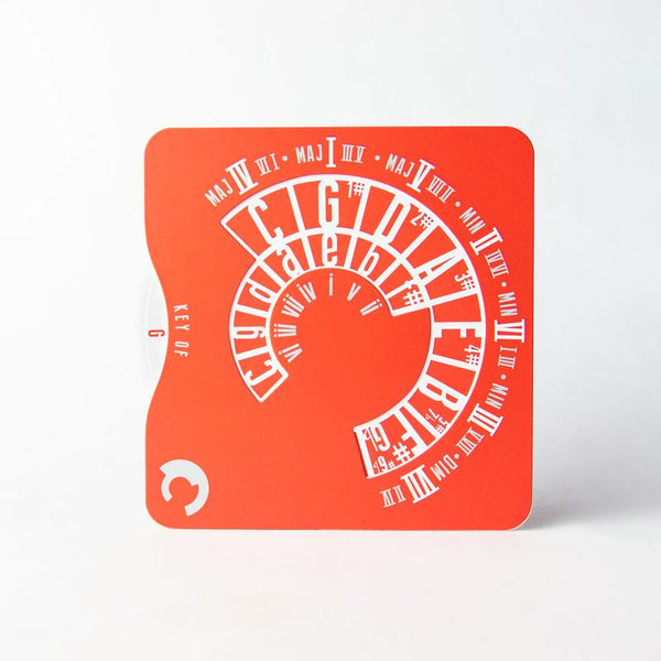 Theo - Music Theory Wheel - Pure Red